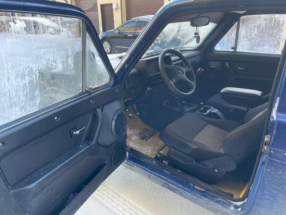 1998 Lada (ВАЗ) 2121 (4x4) I Рестайлинг, синий, 420000 рублей - вид 4