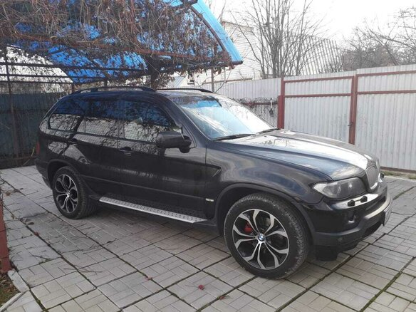 2006 BMW X5 4.4i I (E53) Рестайлинг, чёрный, 1500000 рублей