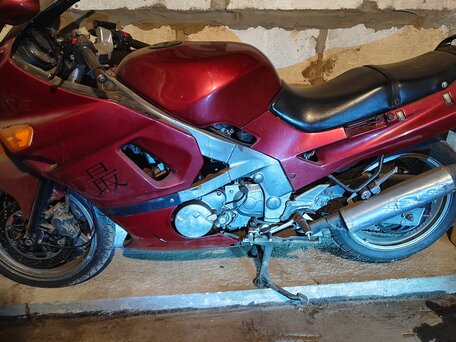 1993 Kawasaki ZZR 400, пурпурный, 220000 рублей, вид 2