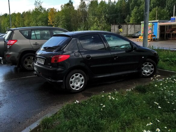 2007 Peugeot 206, чёрный - вид 5