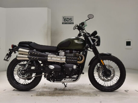 2019 Triumph Scrambler, зелёный, 900000 рублей, вид 1