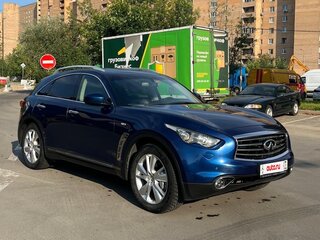 2011 Infiniti FX37 II (S51) Рестайлинг, синий, 1800000 рублей, вид 2
