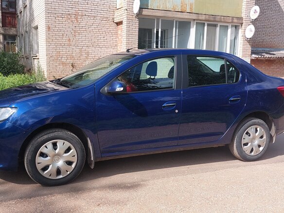 2017 Renault Logan II, синий, 700000 рублей - вид 5