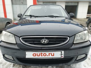 2011 Hyundai Accent ТагАЗ II, чёрный, 420000 рублей, вид 3