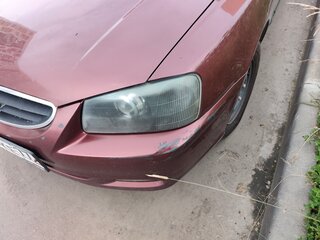 2007 Hyundai Accent ТагАЗ II, красный, 400000 рублей, вид 5