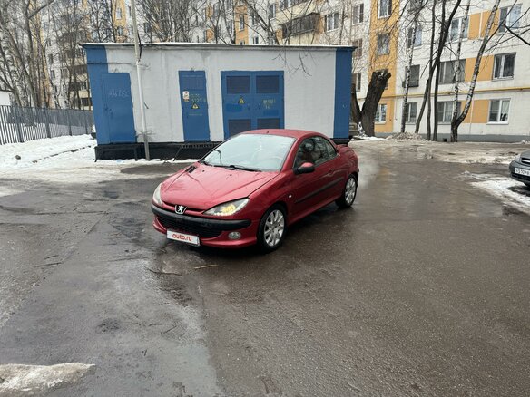 2003 Peugeot 206, красный - вид 1