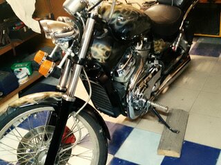 1995 Suzuki Intruder VS 400, чёрный, 250000 рублей, вид 2