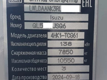 2024 Isuzu Elf (N-series), белый, 7500000 рублей, вид 3