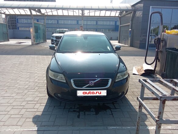 2007 Volvo S40 II Рестайлинг, чёрный - вид 2