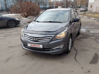 2016 Hyundai Solaris I Рестайлинг, серебристый, 850000 рублей, вид 3