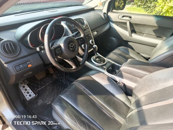 2008 Mazda CX-7 I, серебристый, 820000 рублей - вид 6
