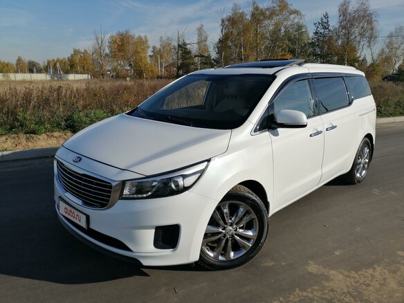 2016 Kia Carnival III, белый