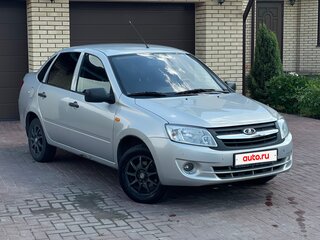 2014 Lada (ВАЗ) Granta I, серебристый, 420000 рублей, вид 5