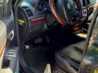 2008 Hyundai Santa Fe II, чёрный, 1100000 рублей, вид 5