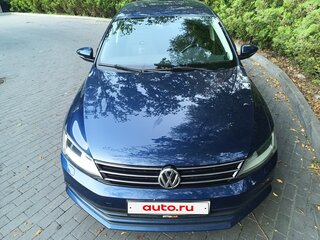 2017 Volkswagen Jetta VI Рестайлинг, синий, 1100000 рублей, вид 1