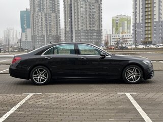 2018 Mercedes-Benz S-Класс 350 d Long VI (W222, C217) Рестайлинг, чёрный, 5100000 рублей, вид 2