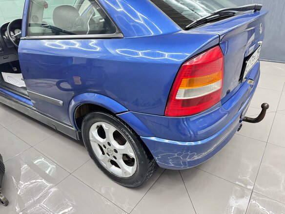 2002 Opel Astra G, синий, 270000 рублей - вид 5