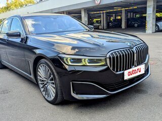 2019 BMW 7 серии 750i xDrive VI (G11/G12) Рестайлинг, чёрный, 6400000 рублей, вид 2
