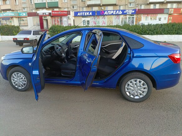 2021 Lada (ВАЗ) Vesta I, синий, 1129999 рублей - вид 20