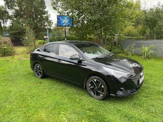 2022 Hyundai Solaris II Рестайлинг, чёрный, 1630000 рублей, вид 1