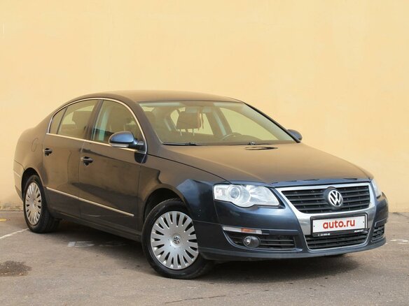 2008 Volkswagen Passat B6, синий, 670000 рублей - вид 1