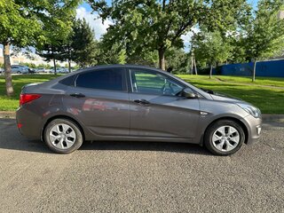 2014 Hyundai Solaris I Рестайлинг, серый, 1000000 рублей, вид 4
