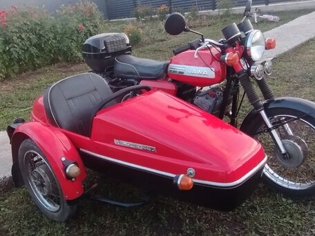 1981 Jawa 350/634, красный, 150000 рублей, вид 4