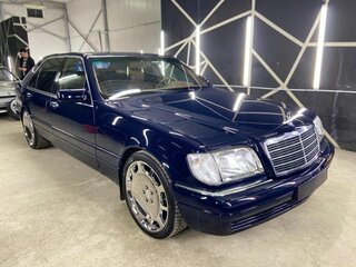 1996 Mercedes-Benz S-Класс 280 III (W140) Рестайлинг, синий, 4550000 рублей, вид 3