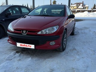 2009 Peugeot 206, красный, 400000 рублей, вид 1