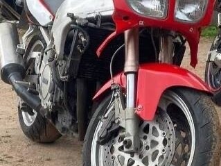 1997 Yamaha YZF750, красный, 100000 рублей, вид 2