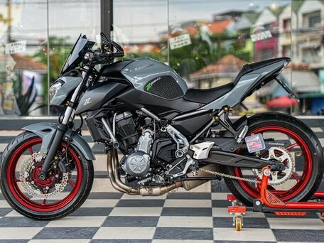 2018 Kawasaki Z 650, серый, 640000 рублей, вид 4