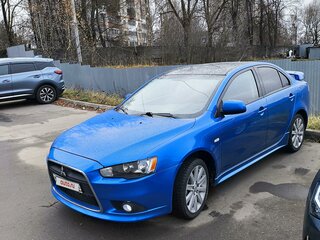 2010 Mitsubishi Lancer X, синий, 750000 рублей, вид 1