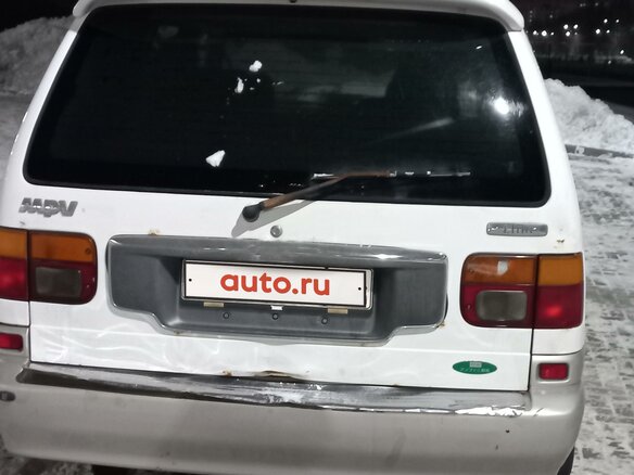 1995 Mazda MPV I (LV), белый, 800000 рублей - вид 8