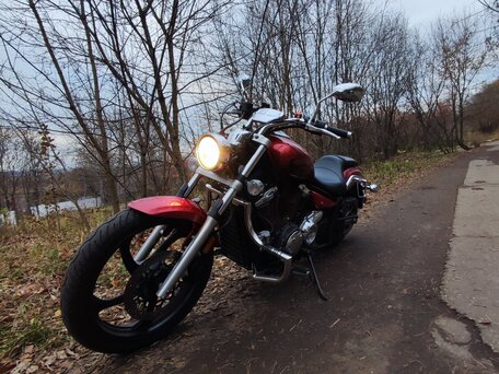 2011 Yamaha XVS1300, красный, 950000 рублей, вид 5