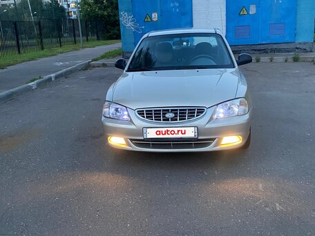 2006 Hyundai Accent ТагАЗ II, жёлтый, 370000 рублей, вид 2