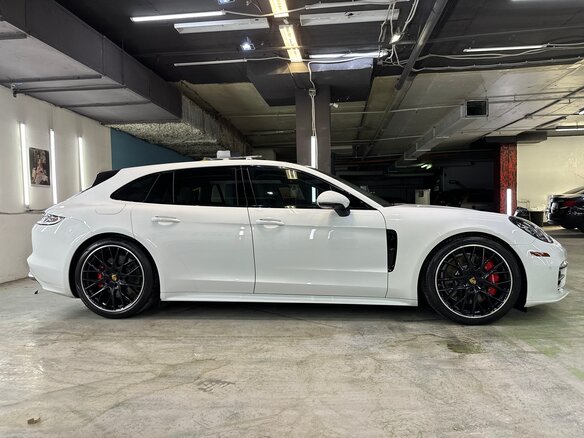 2021 Porsche Panamera 4S Sport Turismo II Рестайлинг, белый, 12000000 рублей - вид 7