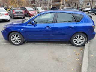 2008 Mazda 3 I (BK) Рестайлинг, синий, 650000 рублей, вид 4