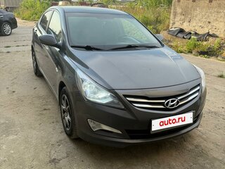 2015 Hyundai Solaris I Рестайлинг, серый, 840000 рублей, вид 1