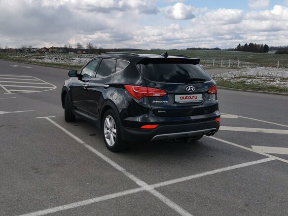 2015 Hyundai Santa Fe III, чёрный, 2210000 рублей - вид 8