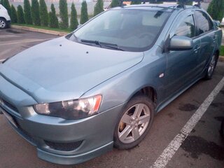 2010 Mitsubishi Lancer X, зелёный, 950000 рублей, вид 1