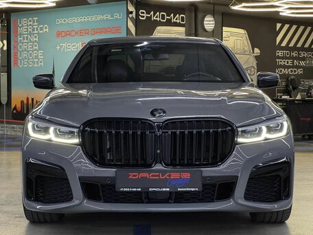 2020 BMW 7 серии 730d xDrive VI (G11/G12) Рестайлинг, серый, 6700000 рублей, вид 3