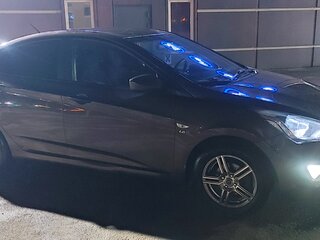 2015 Hyundai Solaris I Рестайлинг, коричневый, 1250000 рублей, вид 5