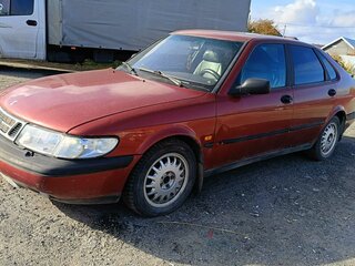 1996 Saab 900 II, красный, 200000 рублей, вид 4