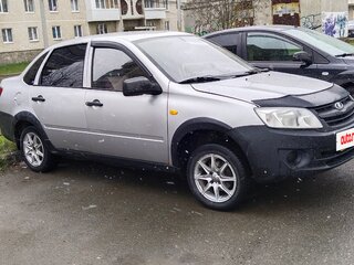2012 Lada (ВАЗ) Granta I, серебристый, 270000 рублей, вид 3