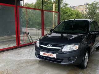 2014 Lada (ВАЗ) Granta I, серебристый, 500000 рублей, вид 3