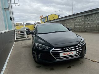 2016 Hyundai Elantra VI (AD), чёрный, 1525000 рублей, вид 1