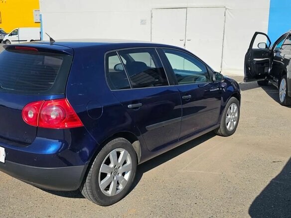 2008 Volkswagen Golf V, синий - вид 2