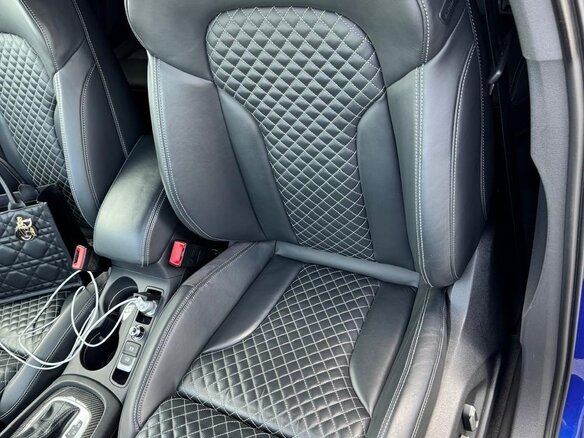 2015 Audi RS Q3 I (8U) Рестайлинг, синий, 4400000 рублей - вид 12