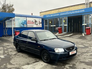 2008 Hyundai Accent ТагАЗ II, синий, 490000 рублей, вид 3