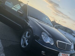 2003 Mercedes-Benz C-Класс 180 Sequentronic II (W203), чёрный, 750000 рублей, вид 1